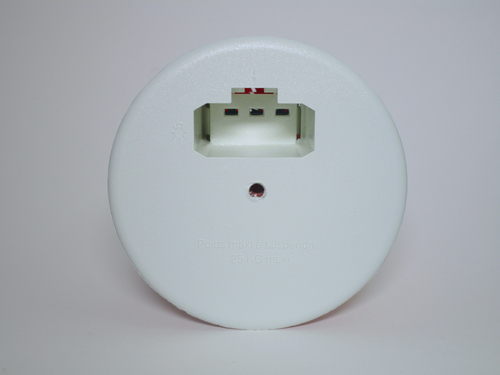 DCL socket, without the plug and the hook. The deep recess can be seen.