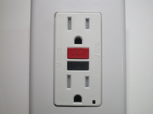 American GFCI socket.